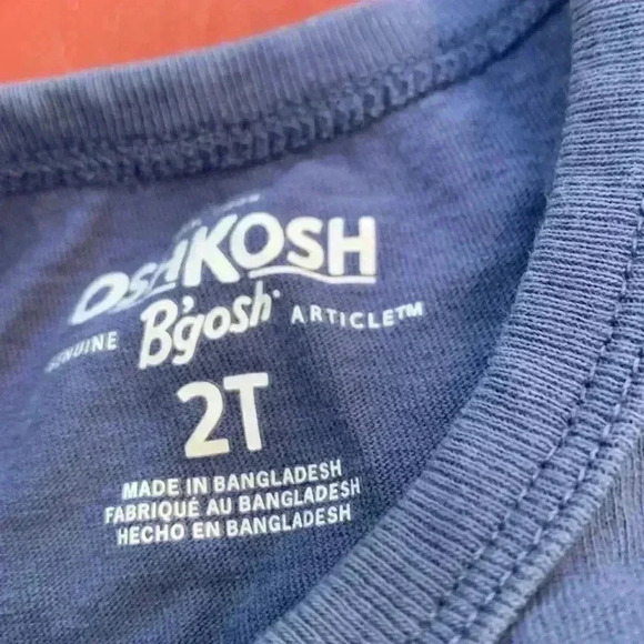 [5 for $25]  Oshkosh, dinosaur tank top, 100% cotton - Picture 2 of 2